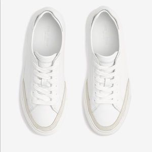 Rag & Bone Army Low White leather sneakers EUC 9